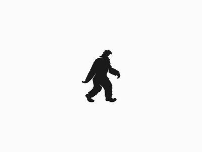 yeti logo design flat icon logo minimal vector