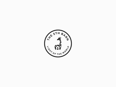 the 5barn logo design flat icon illustrator logo minimal modern logo vector vintage badge