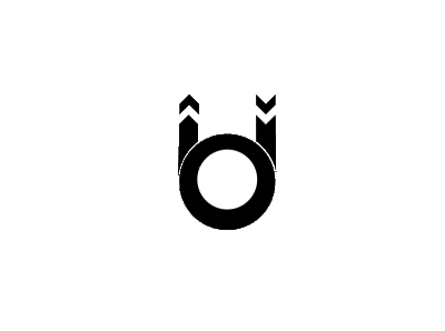 UPDOWN LOGO design flat icon illustration logo