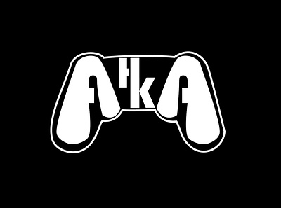 AHKA GAMING design flat illustration logo