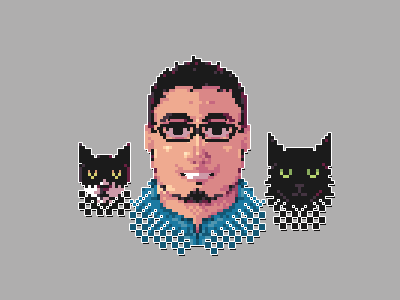 Pixel Icon animals cats illustration photoshop pixel