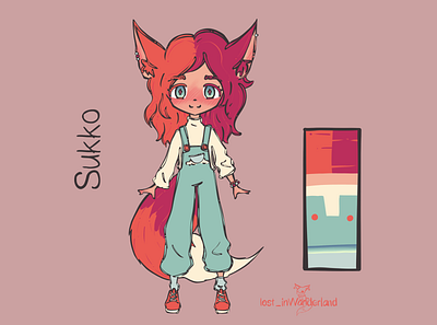Sukko character character design graphic design