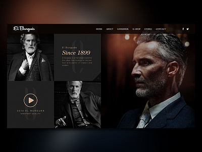 Men's website re-design