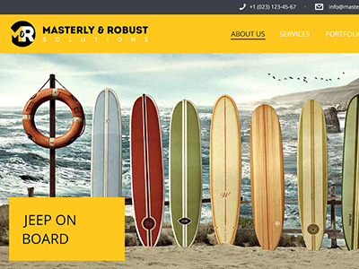 Mastely & Robust - Home Page brand ui ux web website
