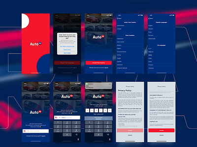 01. AutoRIA new concept Mobile App application auto design ios mobile app ui ux