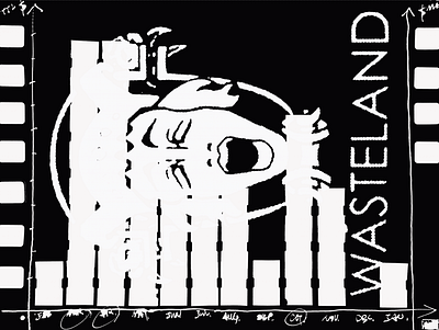 wasteland 1 creative design editorial fashion brand illustration logo lookbook photoshop