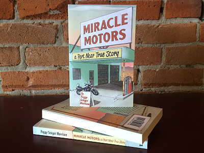Miracle Motors Book Photo book book cover design illustration lettering