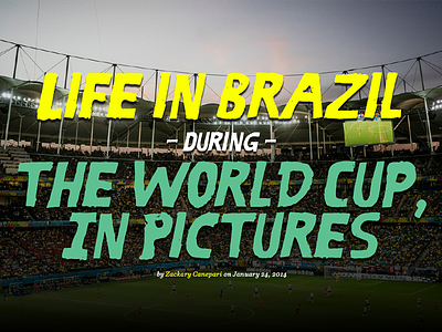 Life in Brazil brazil feature life photo essay soccer unrest vox vox media world cup