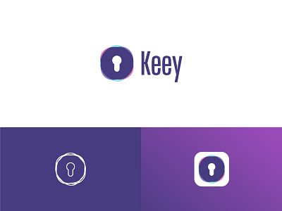 Keey - logo design branding identity keey key logo logo design