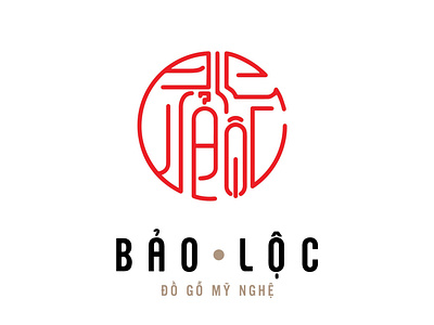 Bảo Lộc - Đồ gỗ Mỹ nghệ Logo by Brandall Agency by Brandall Design ...