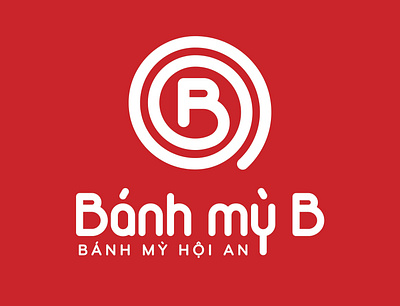 Bánh mỳ B logo by Brandall Agency adobe illustrator banh mi banh my banhmy brandall branding bánh mỳ character characters circle design flat icon illustration logo logo design vector