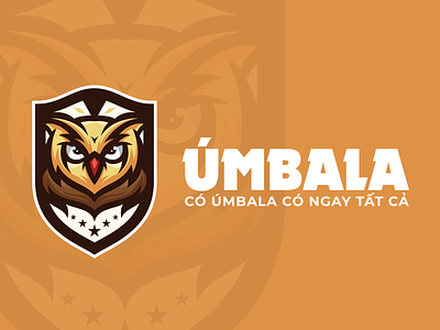 Umbala logo by Brandall Agency adobe illustrator animal brandall branding design flat illustration logo logo design owl vector