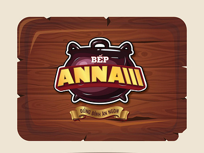 Bếp Annaiii Kitchen logo by Brandall Agency