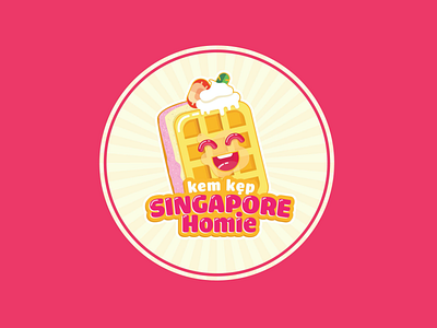 Singapore Homie Cream cake logo by Brandall Agency bakery bakery logo branding cake cakes cartoon chibi cream cream cake creamery creamy cupcake ice cream icecream illustration logo logo design vector