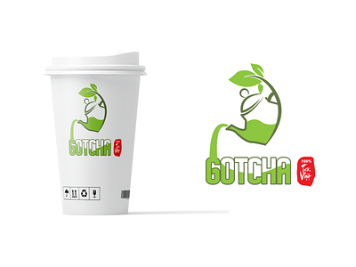 GOTCHA Trà Việt - Vietnam Tea logo by Brandall Agency branding drink drinks fnb food food and drink green illustration logo logo design orginal pot tea tea pot tealeaf teapot tradition traditional traditional tea