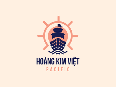 Hoàng Kim Việt Pacific Transportation logo by Brandall Agency