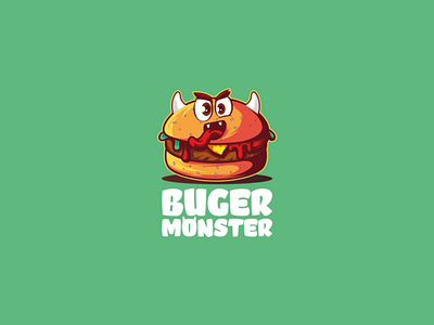 Burger Monster logo by Brandall Agency