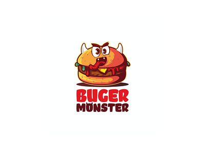 Burger Monster logo by Brandall Agency by Brandall Design Agency on ...