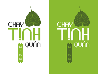 Chay Tịnh Quán Vegetarian Restaurant logo by Brandall Agency