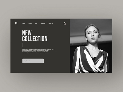 Monoclothes branding clothes design fashion minimal monochrome simple store typography ui ux web webdesign