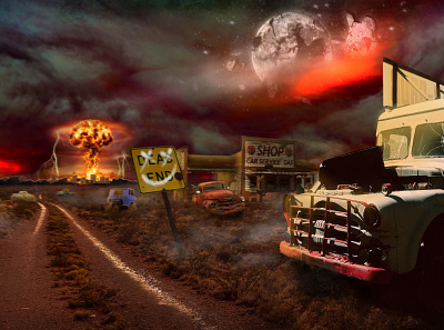 dead end design digital art photoshop photoshop art