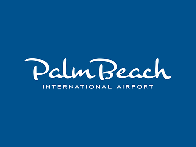 Palm Beach International Airport airport florida logo palm beach