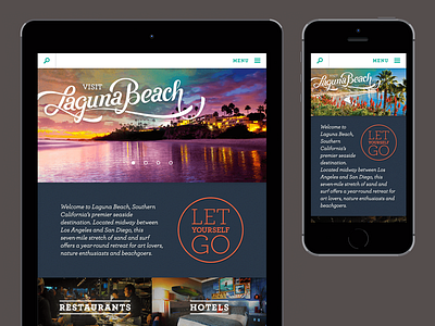 Visit Laguna Beach - Website responsive simpleview website