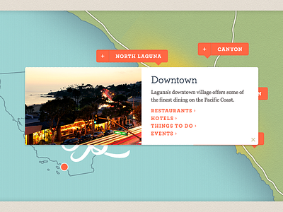 Visit Laguna Beach - Custom Map archer laguna beach map