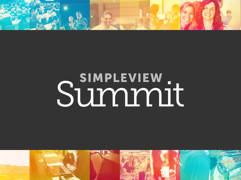 Simpleview Summit Identity by Alex Parisi on Dribbble
