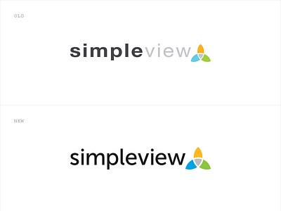 Simpleview Logo Evolution branding logo museo simpleview