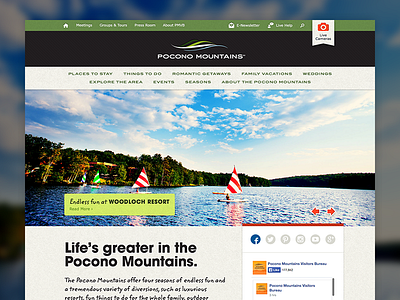 Pocono Mountains pennsylvania pocono simpleview tourism travel website