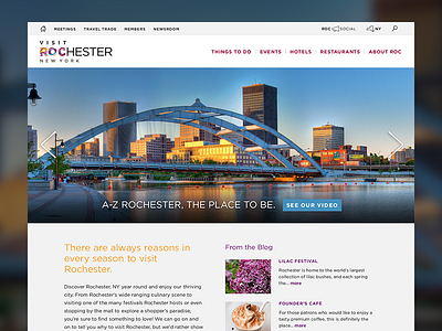 Visit Rochester, NY new york rochester simpleview tourism travel website