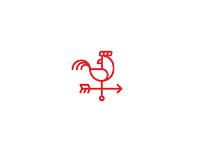 Birdvane bird rooster weathervane