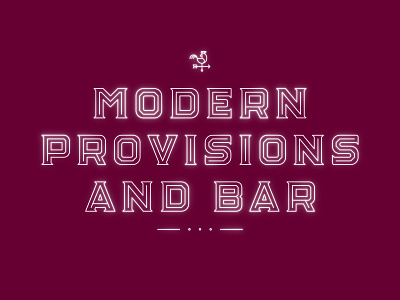 Modern Provisions And Bar custom type