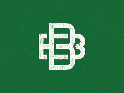 BB bb letters monogram