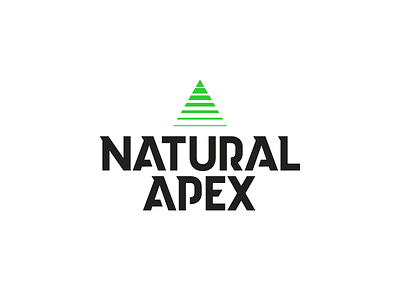 Natural Apex apex athletics branding cbd fade hemp logo sports brand triangle