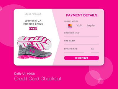 Daily UI #002: Credit Card Checkout