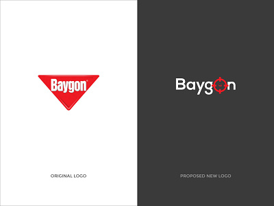 Proposed Logo Redesign: Baygon design logo logo designer logo mark logo redesign logodesign logotype ui