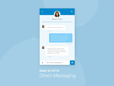 Daily UI #013: Direct Messaging 100 days challenge 100 days of ui daily challenge dailyui design challenge direct messaging learning is fun uiux