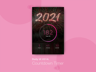 Daily UI #014: Countdown Timer