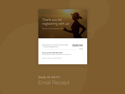 Daily UI #017: Email Receipt