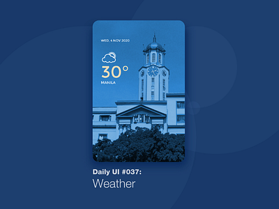 Daily UI #037: Weather