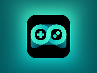 Infinity Game App Logo app icon brand game gamepad green icon infinity logo