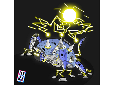 My Robot 0005 artwork bitmap cartoon cartoon illustration concept art cyberpunk horizon illustration machine art retro robot robot illustration robotics terminator transformers