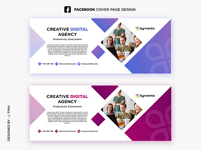 SYNVENTO - Digital Agency  |  FACEBOOK COVER PAGE DESIGN