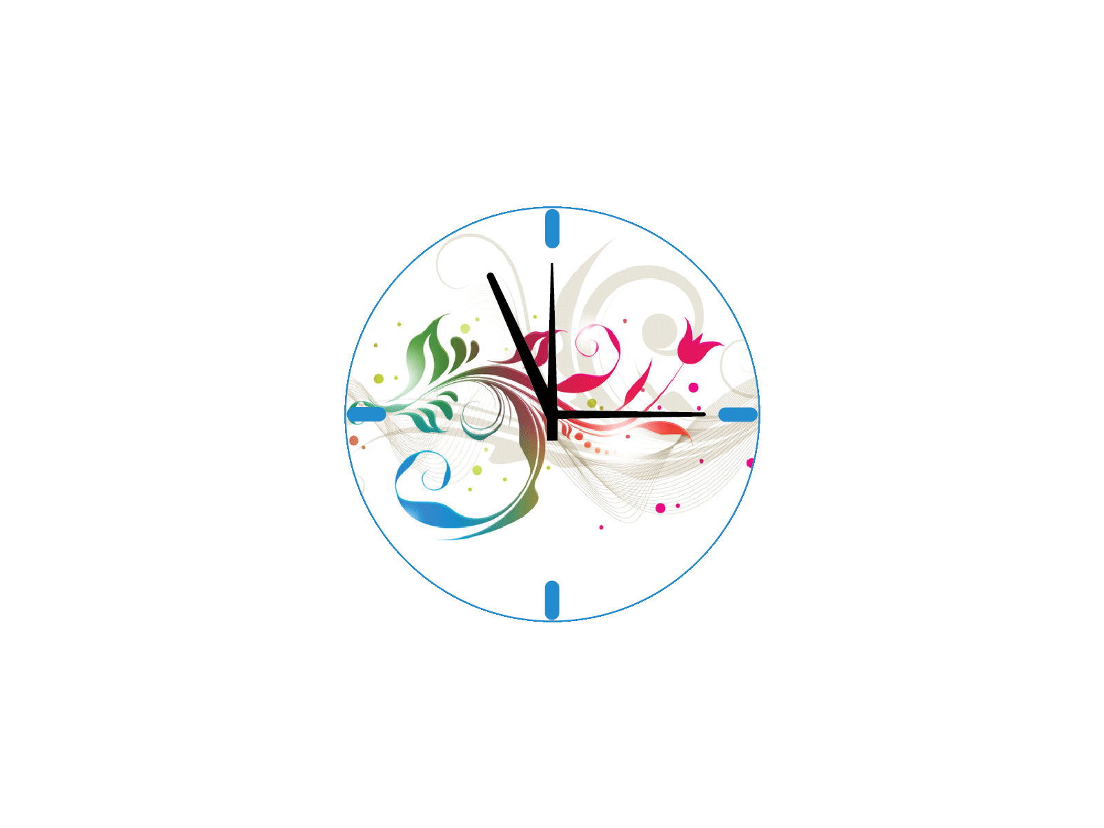 clock 02 animation app clock clock app design icon