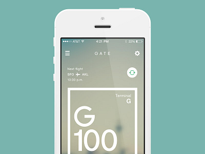 Gate app prototype app ui ux