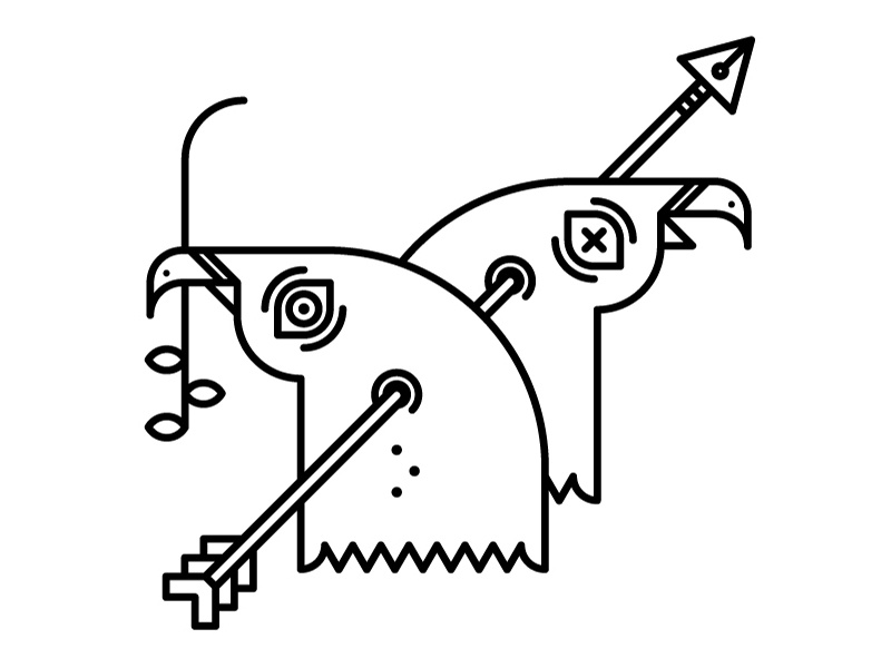 Larry the Birds by Jung Heo on Dribbble