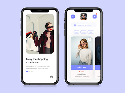 E-Commerce App UI adobe xd app clothing cloths design dress e commerce ecommerce ecommerce app mobile mobile app mobile ui online shop online shopping shop shopping ui ui design uiux website