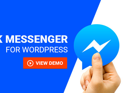 Facebook Messenger for WordPress chat facebook live chat live support message messages messenger support woocommerce wordpress